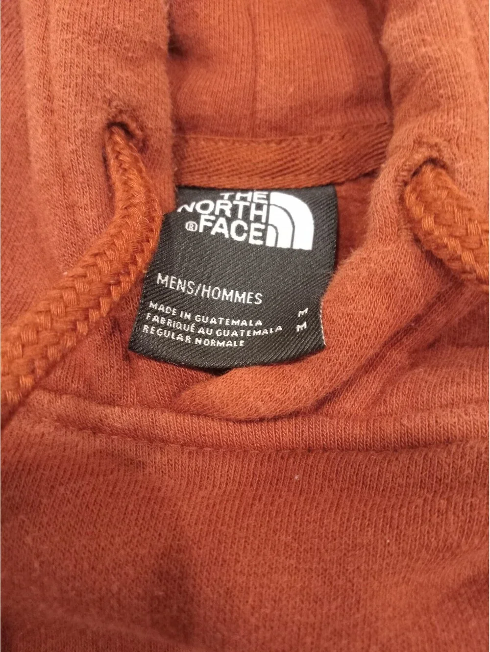 The North Face Reds Hoodie Mens Medium Brick House Red Never Stop Exploring M